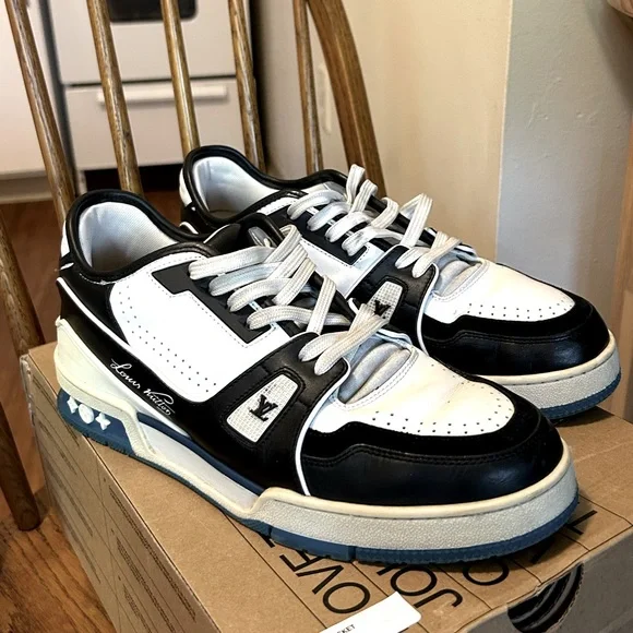 Trainer Sneaker Louis Vuitton Mens Trainers Black Louis Vuitton LV